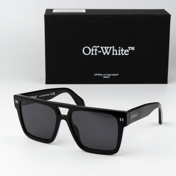 Off-White SPRINGFIELD Women Sunglasses Black Square OERI133 SPRINGFIELD 1007 - Picture 1 of 11